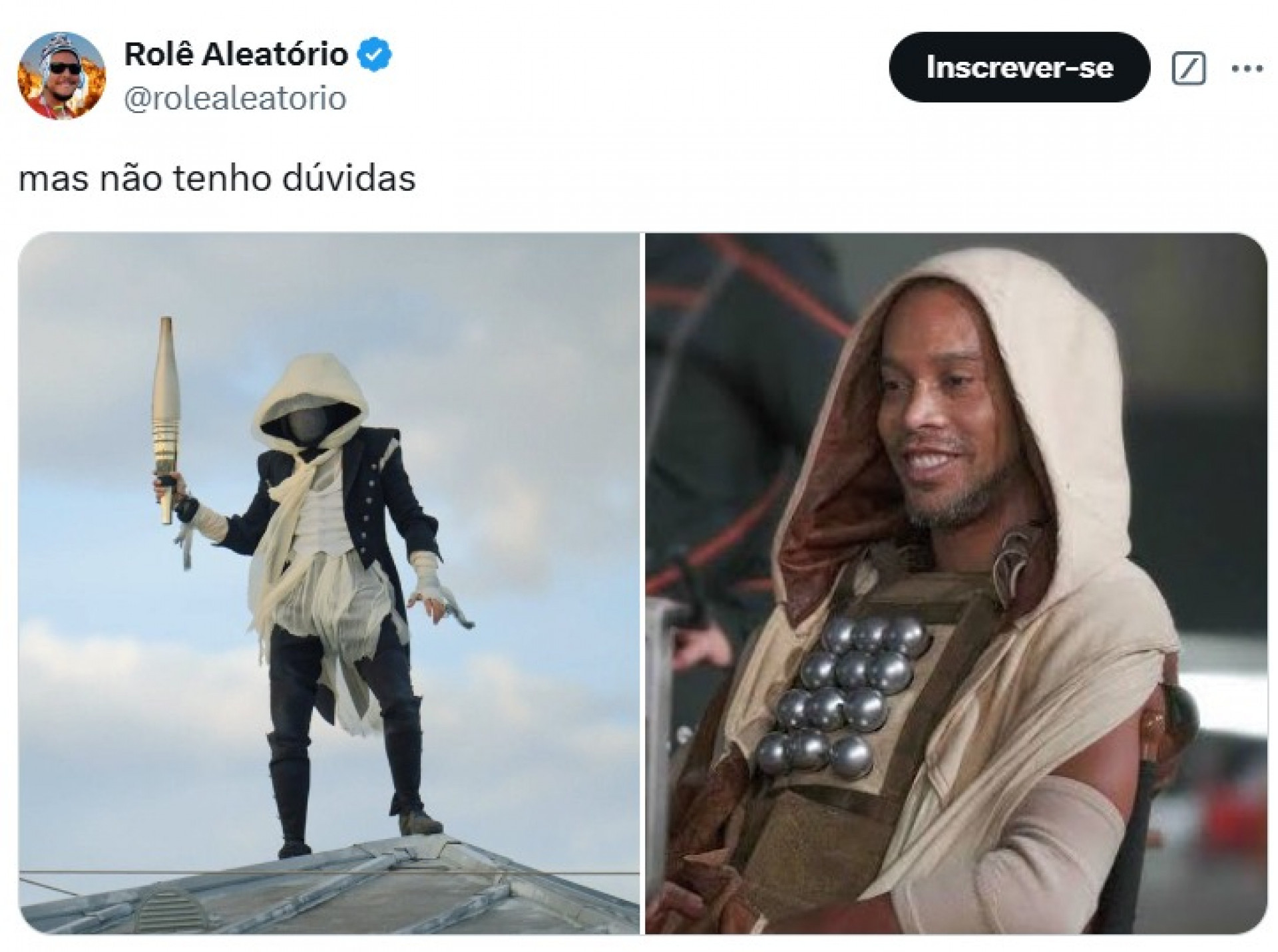 Abertura dos Jogos Olímpicos de Paris rendeu memes na web - Reprodução/Redes sociais