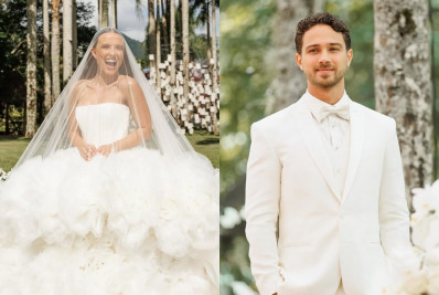 Larissa Manoela e André Luiz Frambach celebram primeiro ano de casados com nova cerimônia