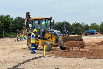 Maior área de lazer de São Gonçalo, obras do Parque RJ seguem a todo vapor