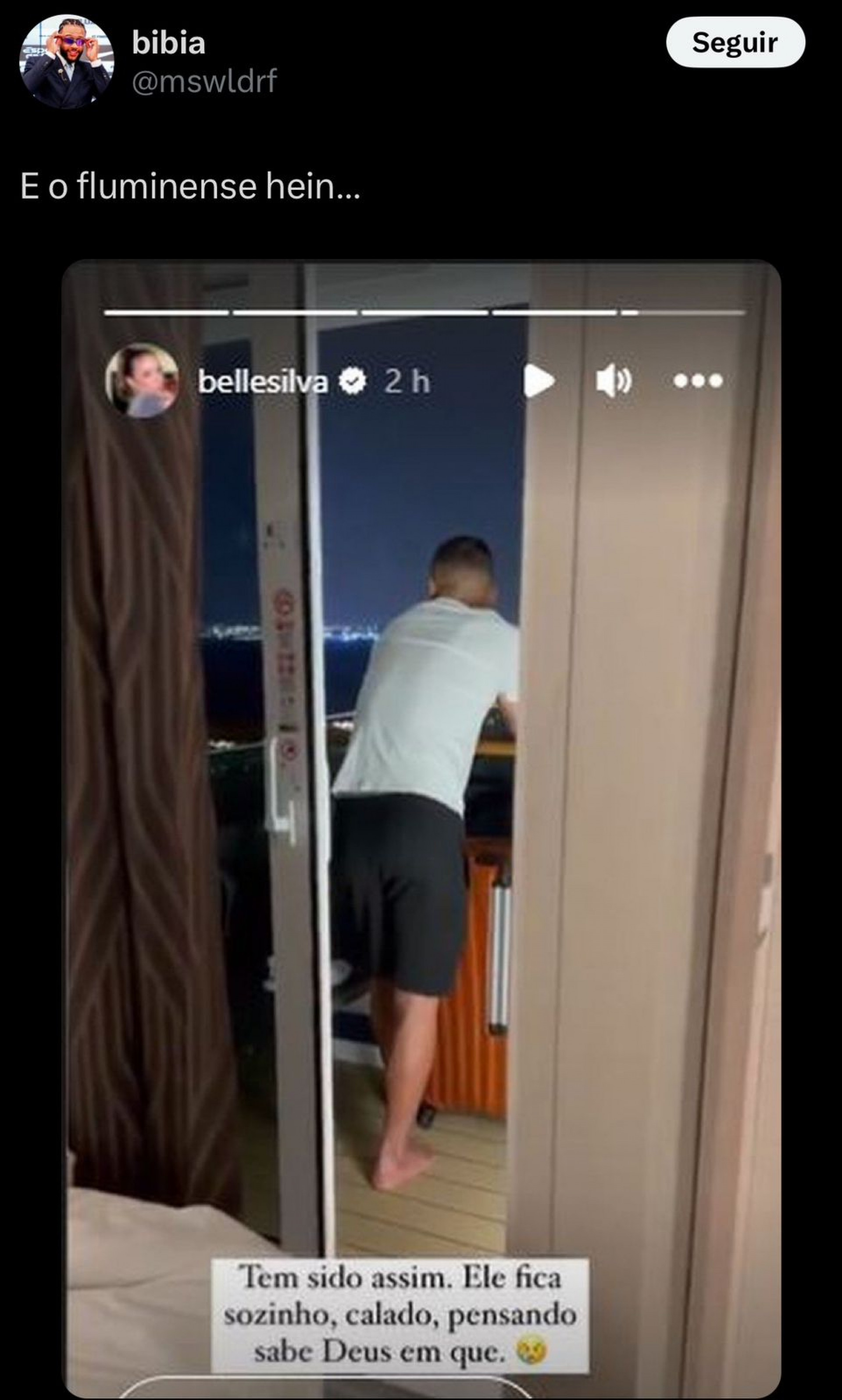 Thiago Silva foi alvo de zoações depois da queda do Fluminense na Copa do Brasil - Reprodução/X