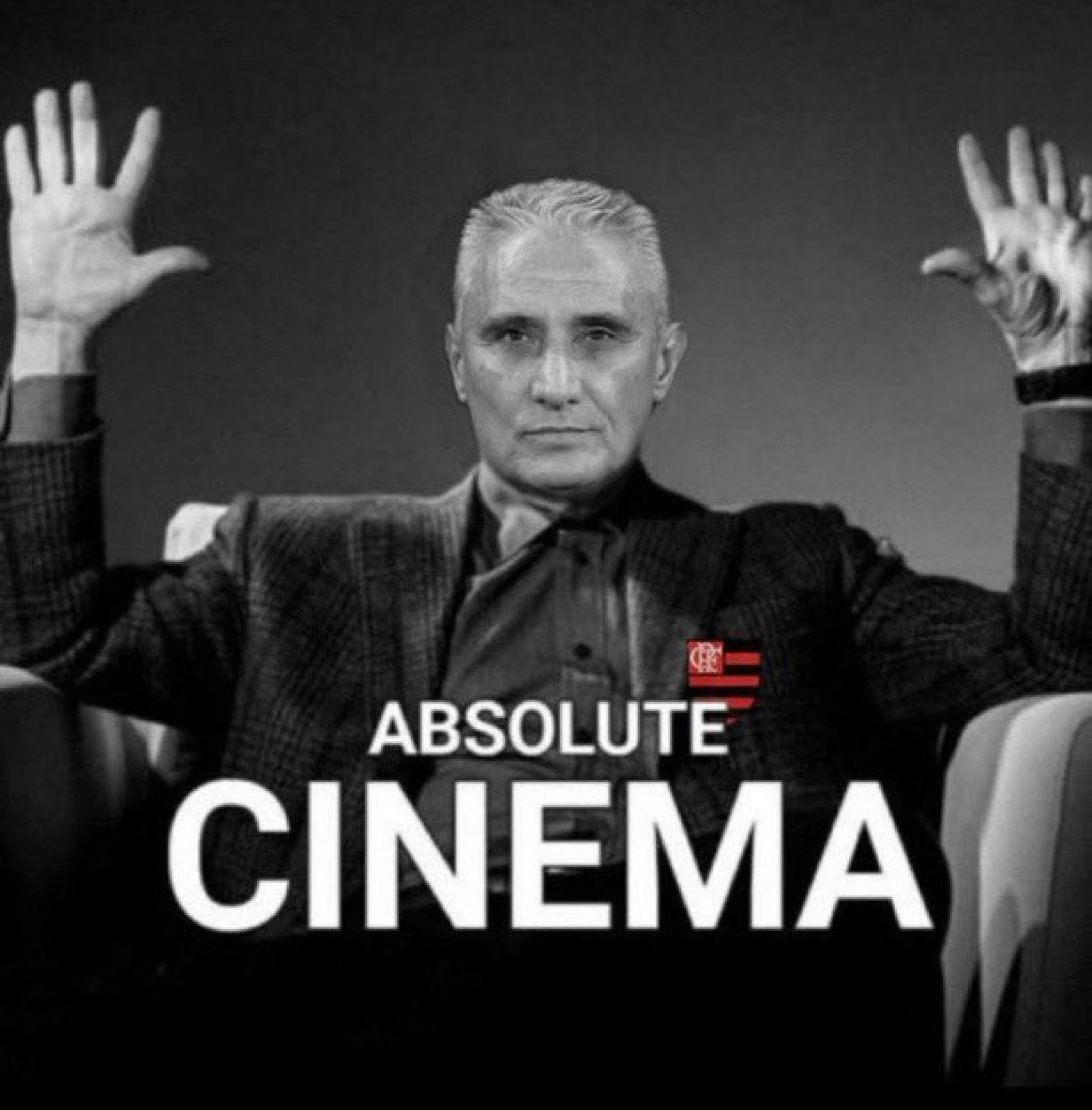 Tite comandava o Flamengo na goleada histórica sobre o Vasco - Reprodução / Twitter