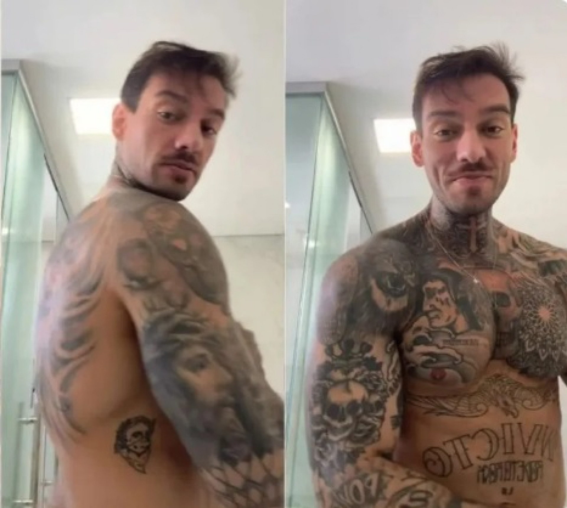 Lucas Lucco mostra demais em vídeo no TikTok - Reprodução