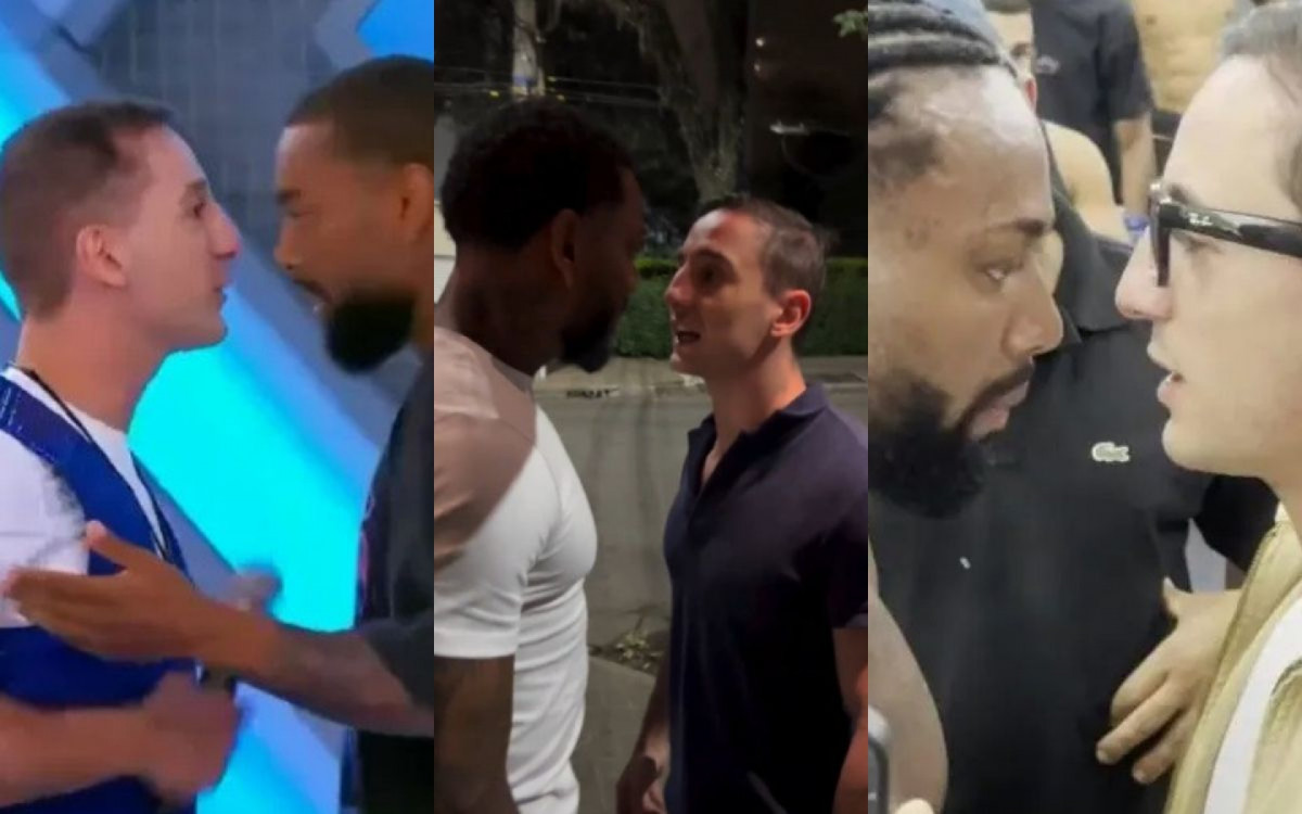 4 ? Nego do Borel x Luiz Otávio Mesquita: o funkeiro e o filho de Otávio Mesquita se estranharam diversas vezes ao longo do ano, culminando a uma luta entre os dois. Em março, durante o quadro \