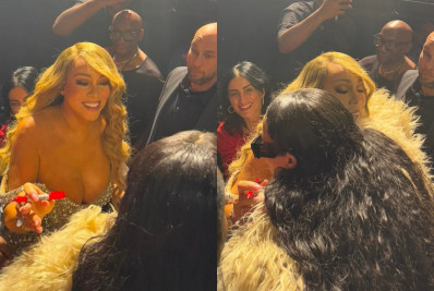 Mariah Carey atende pedido ousado de Rihanna: 'Autografe meu peito'
