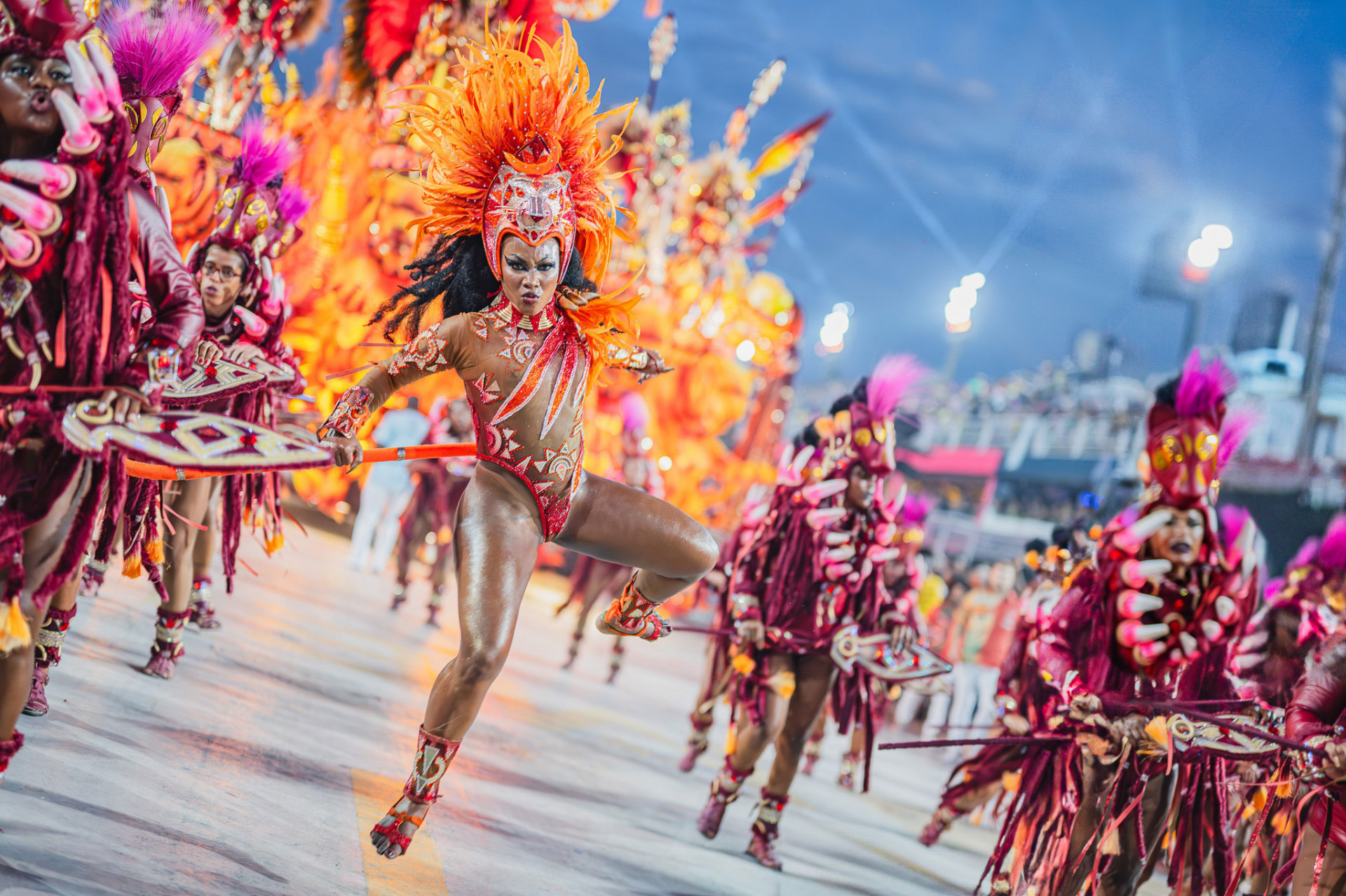 Exposição reúne imagens do desfile da Viradouro em 2024 - Divulgação / Renata Xavier