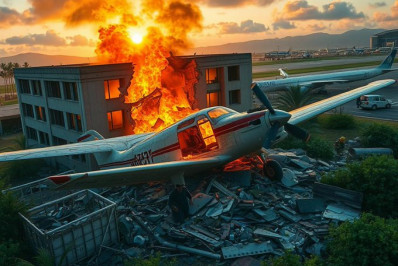 Vídeo: dois pilotos morrem em colisão de avião com um prédio vazio no Havaí