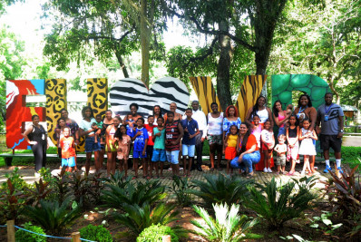 Usuários do Cras São Sebastião visitam o Zoológico Municipal de Volta Redonda