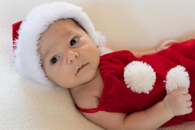 Viih Tube compartilha ensaio natalino de Ravi: 'Maior presente'