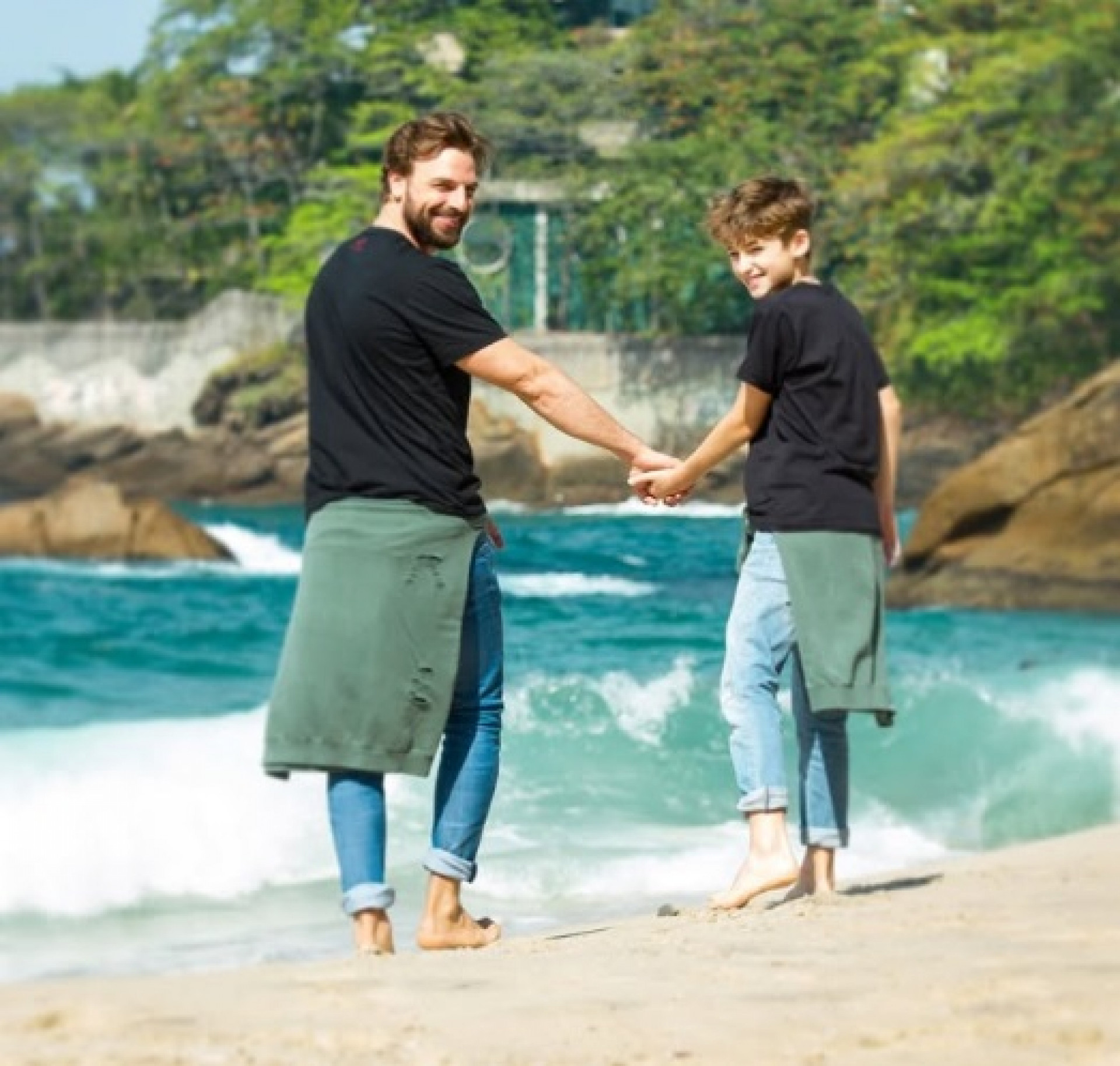 Cássio Reis com o filho Noah  - Reprodução/Instagram