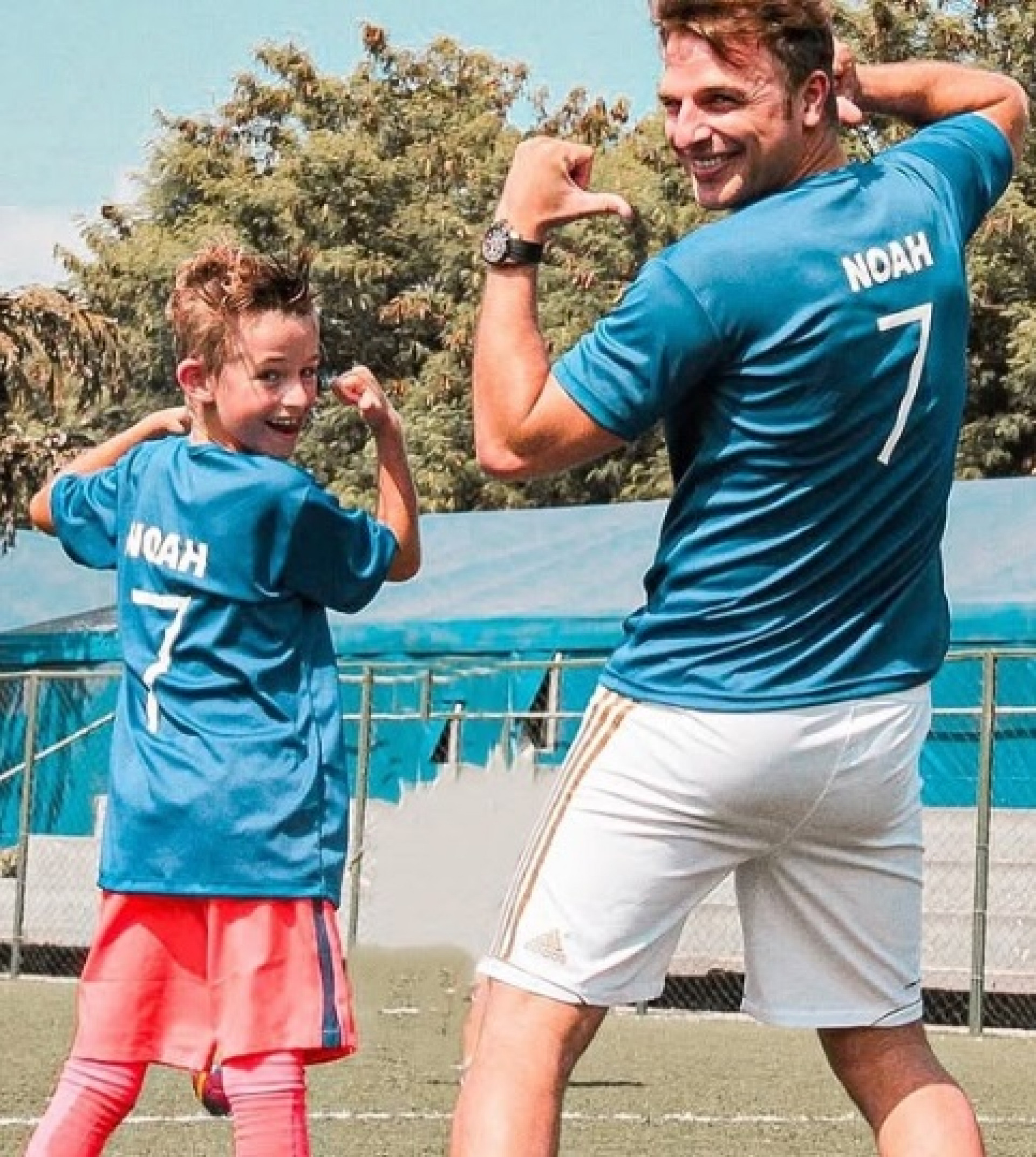 Cássio Reis com o filho Noah  - Reprodução/Instagram