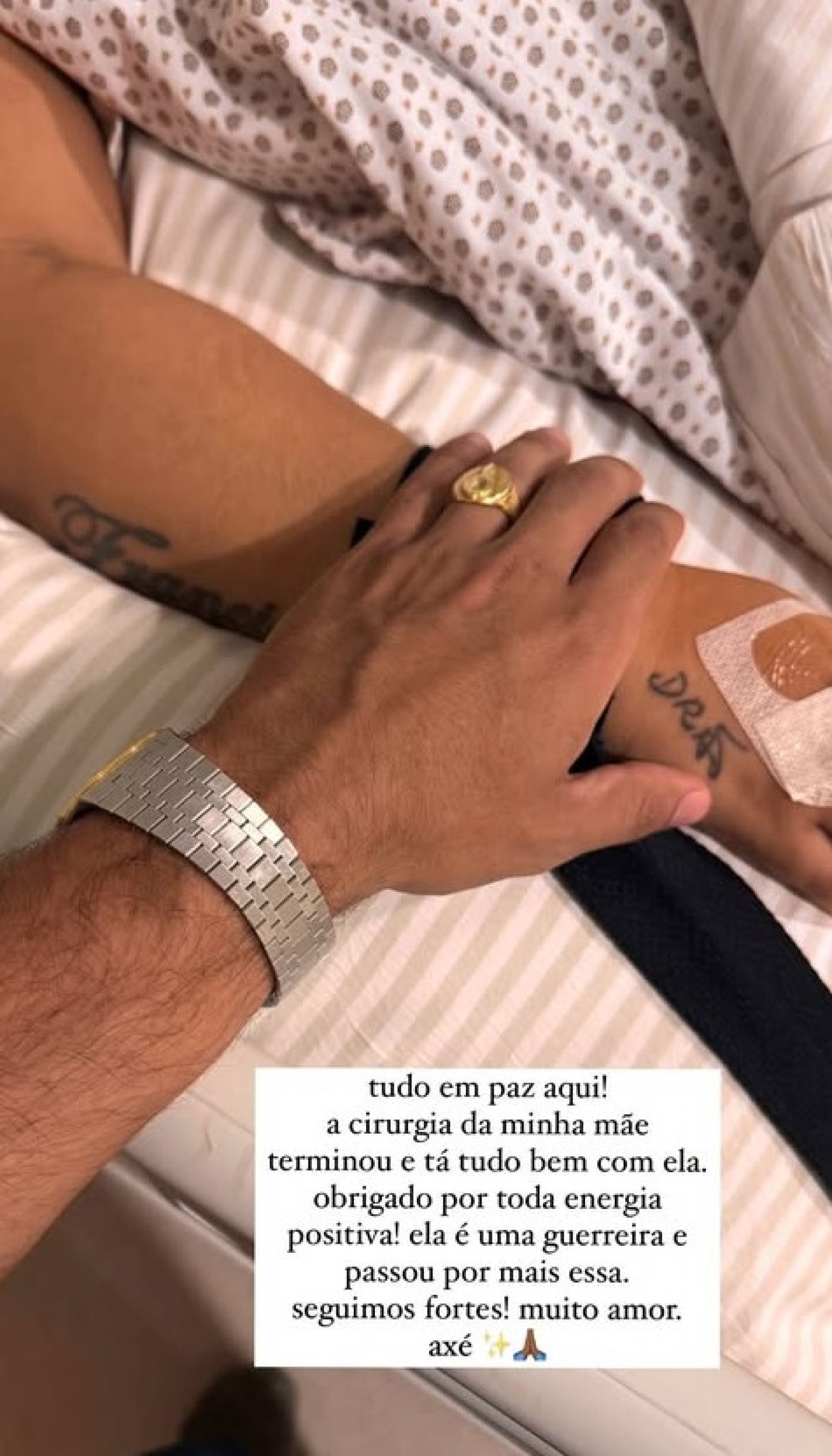 Francisco Gil revelou estado da mãe após cirurgia  - Reprodução/Instagram