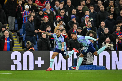 Gabriel Jesus brilha novamente e Arsenal atropela o Crystal Palace fora de casa