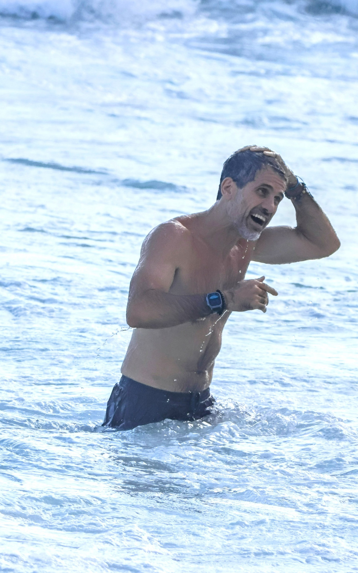 Eriberto Leão na Praia do Leblon 