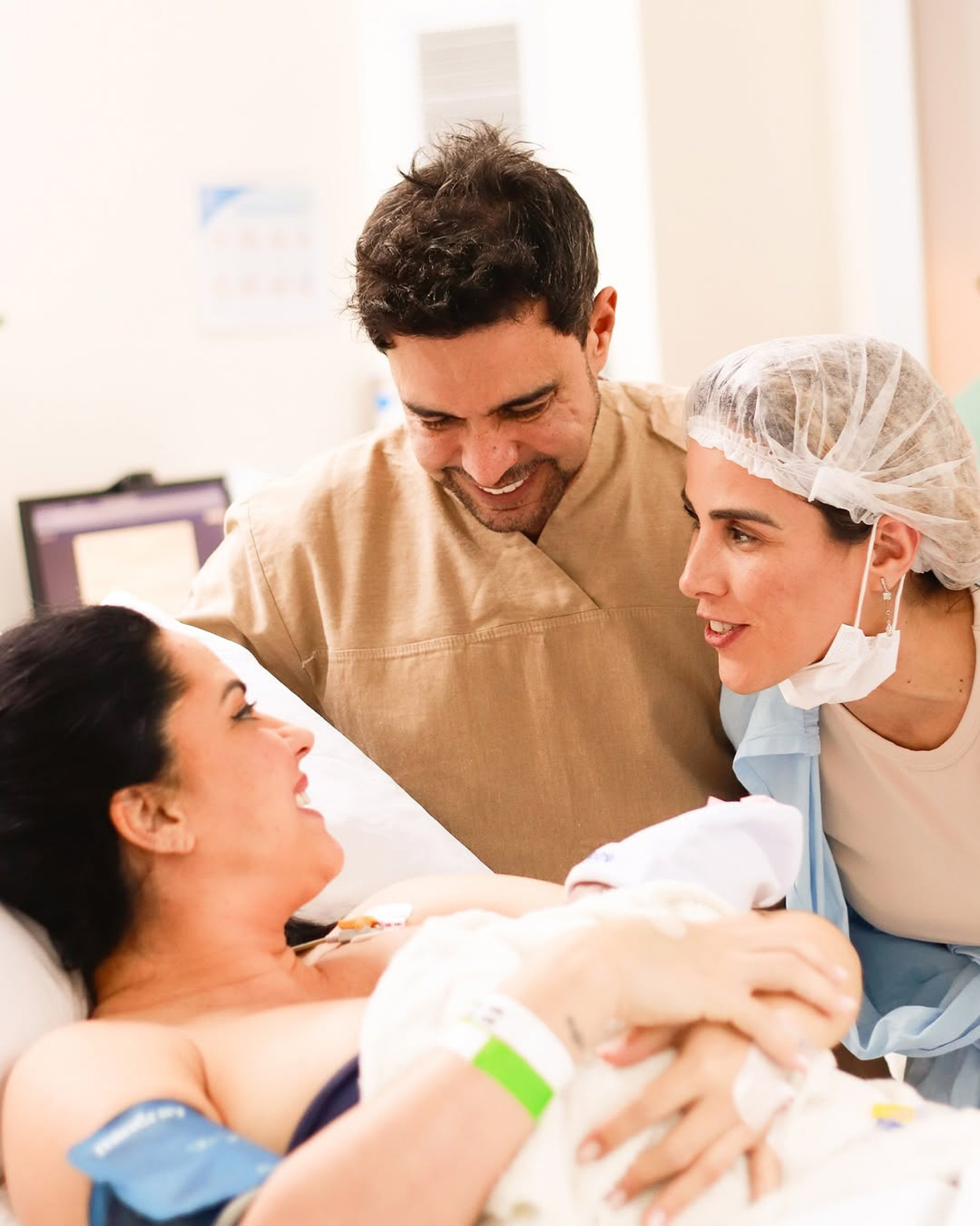 Wanessa Camargo baba irmã caçula na maternidade - Reprodução / Instagram 