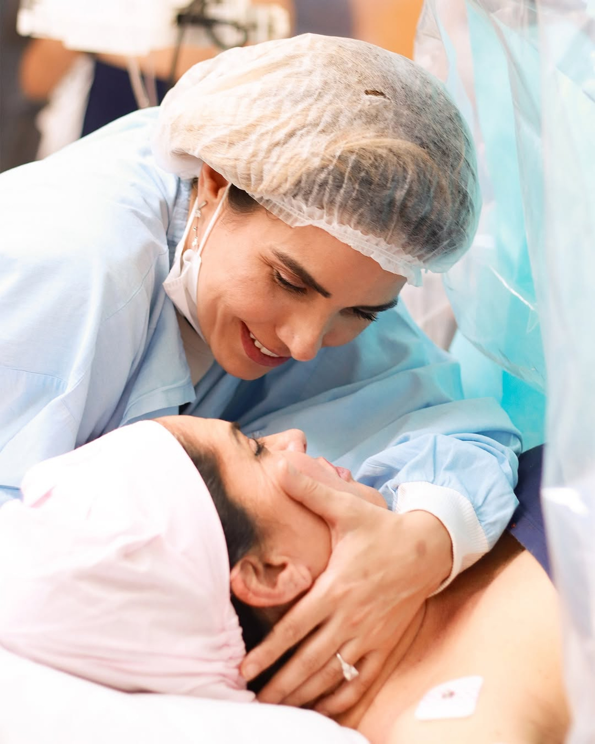 Wanessa Camargo baba irmã caçula na maternidade - Reprodução / Instagram 