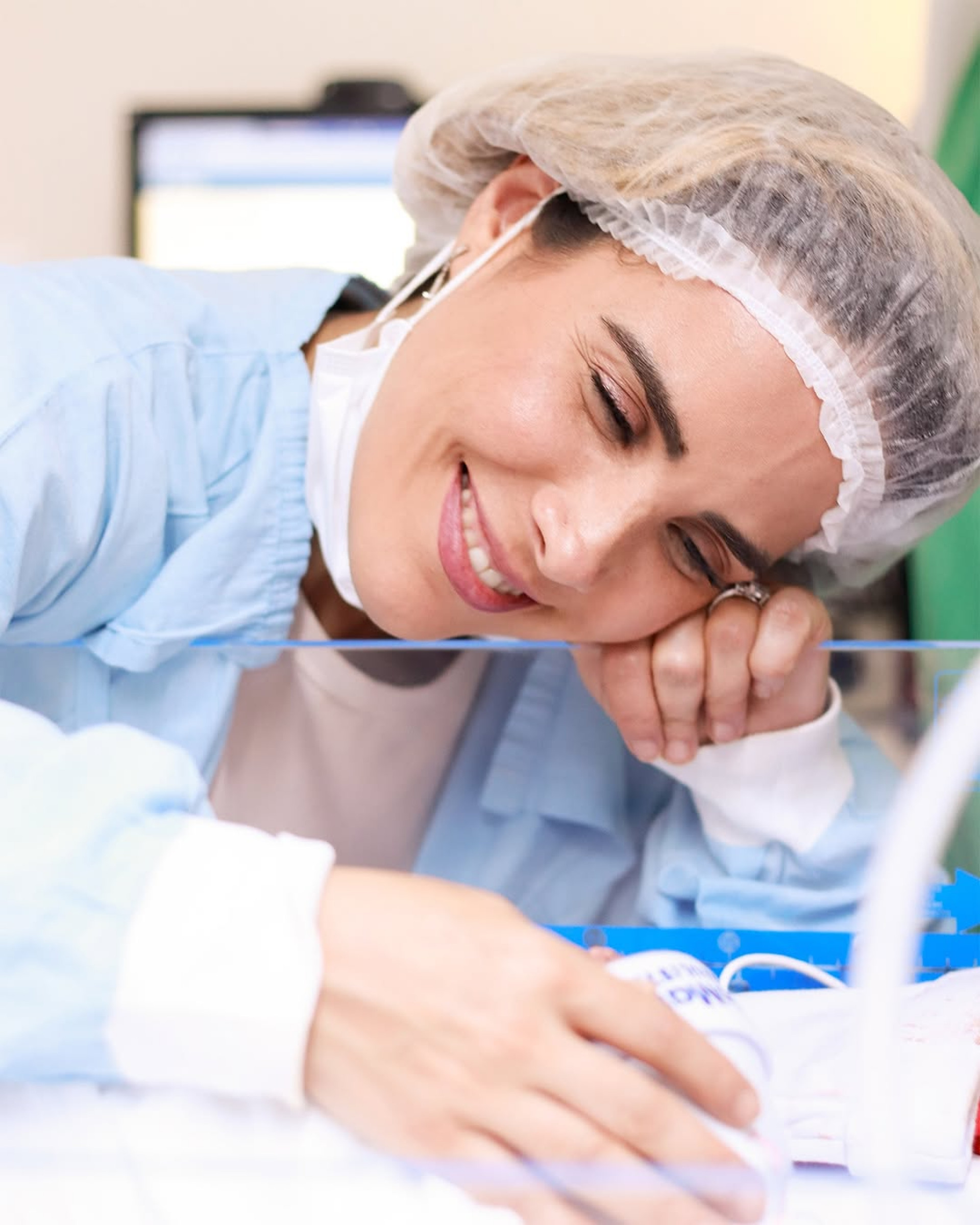 Wanessa Camargo baba irmã caçula na maternidade - Reprodução / Instagram 