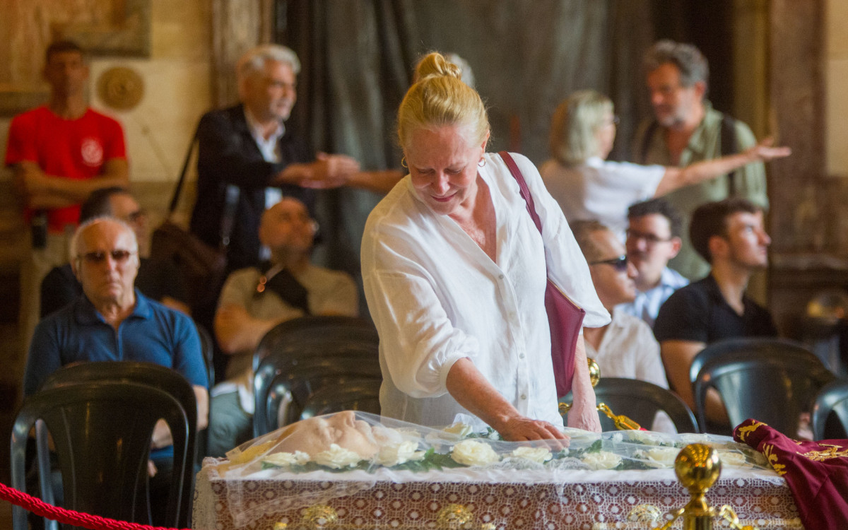 Velório do Ator Ney Latorraca, no Theatro Municipal, no Centro do Rio, nesta sexta-feira (27).