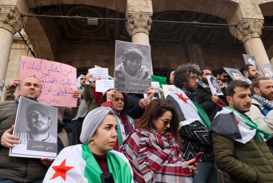 Manifestação na Síria reivindica o destino de pessoas desaparecidas