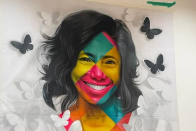 Parque Municipal Glória Maria recebe mural de Kobra em homenagem à jornalista