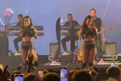 Vídeo! Anitta dá bronca em fã durante show: 'Você é insuportável'