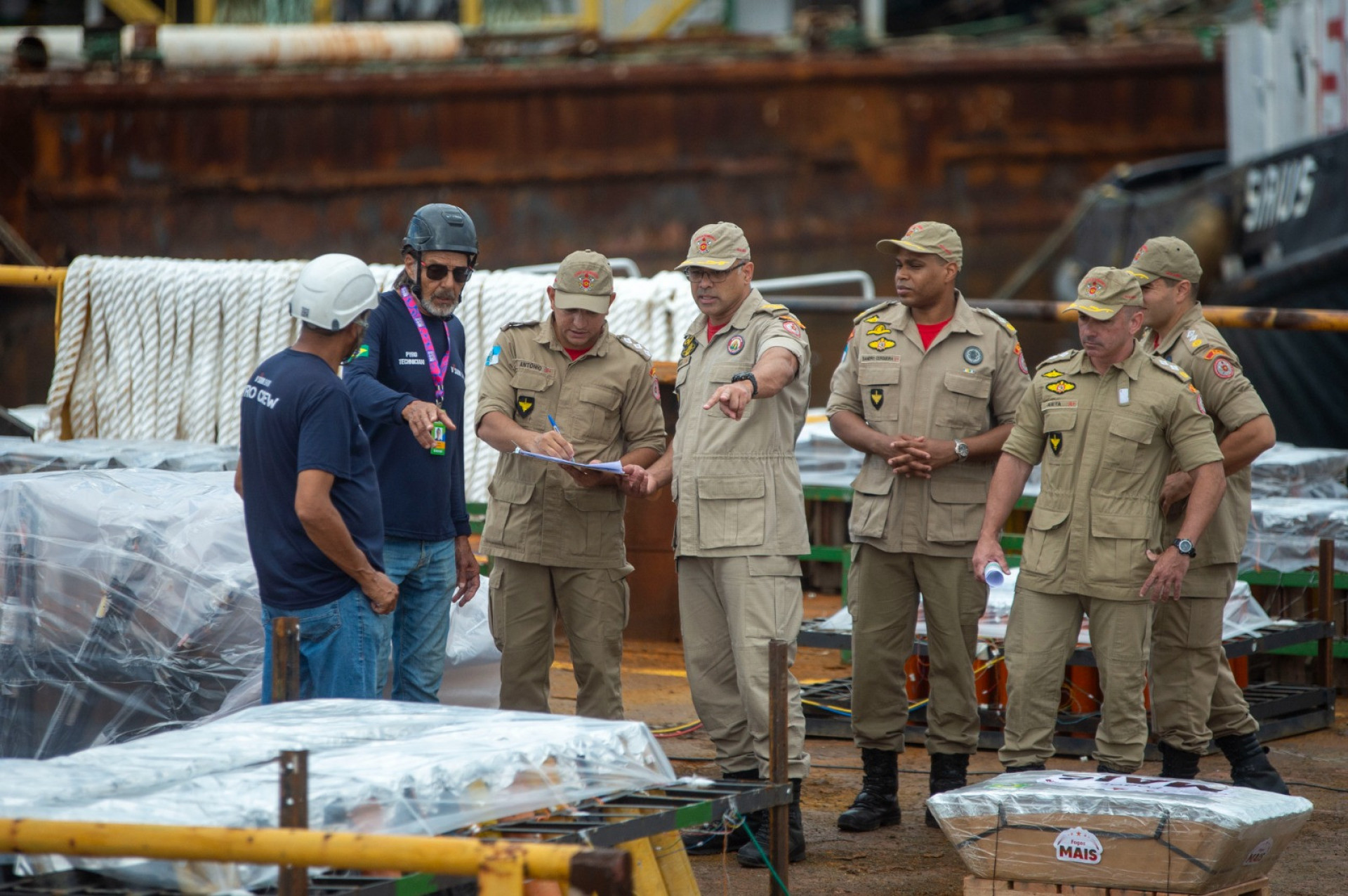 A vistoria foi bem minuciosa - Armando Paiva / Agência O Dia