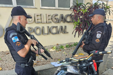 PM prende suspeito com motocicleta adulterada em Belford Roxo
