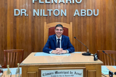 Álvaro Freitas é eleito presidente da Câmara de Areal