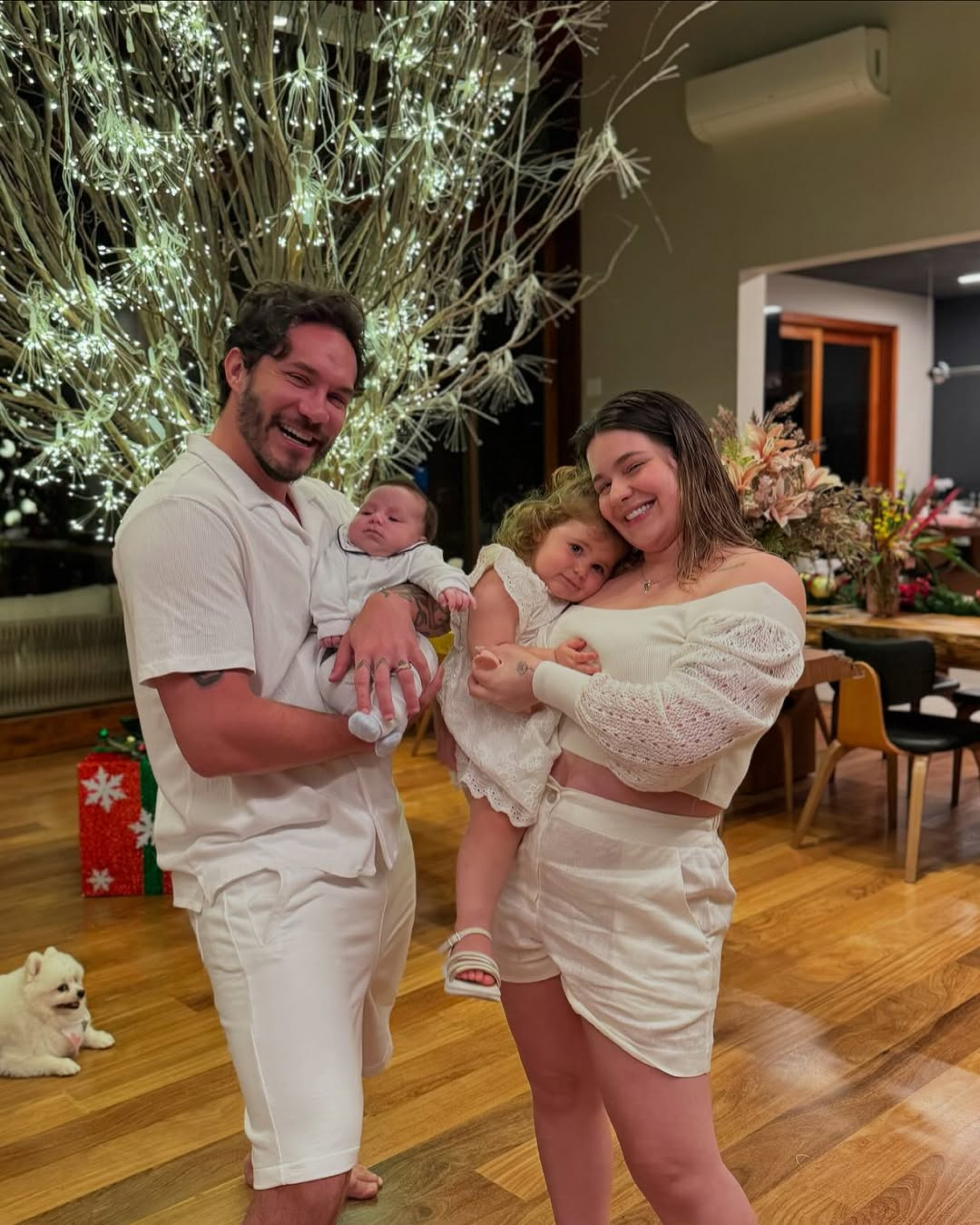 Eliezer, Viih Tube e os filhos na virada do ano - Reprodução / Instagram