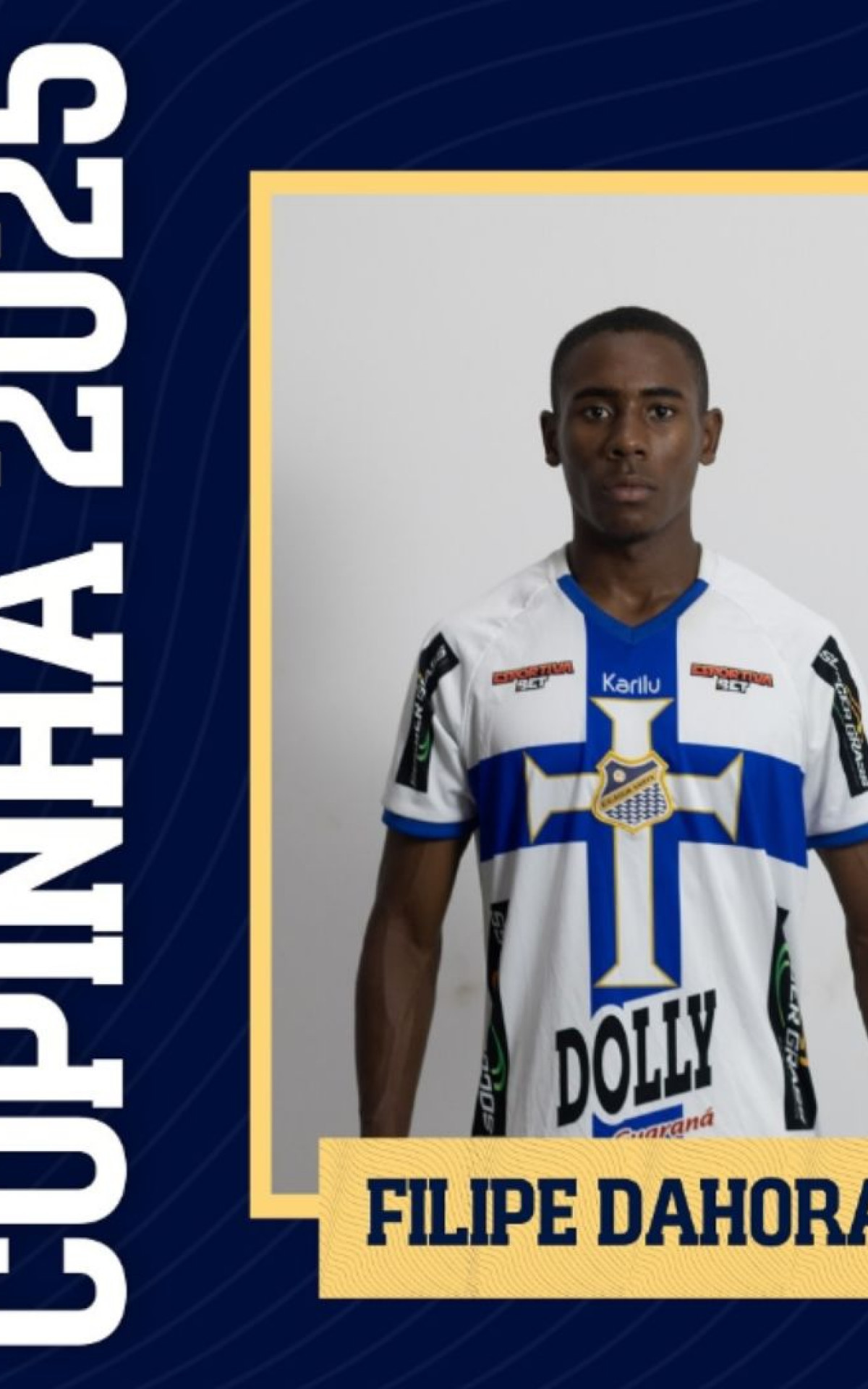 Felipe Dahora, de 18 anos, também é atleta do clube paulista