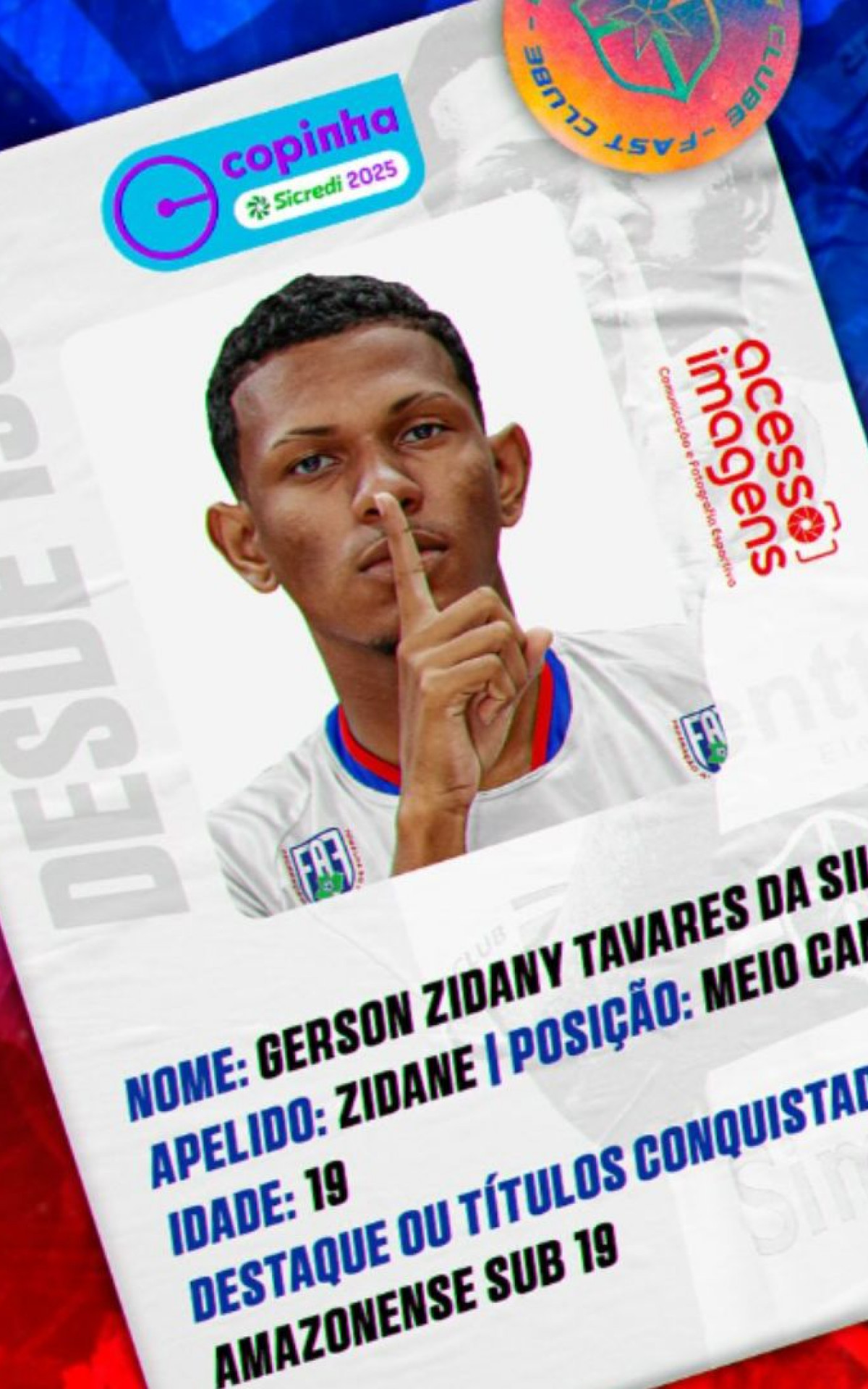 O meia de 19 anos Zidane busca honrar o legado do craque que inspirou seu apelido