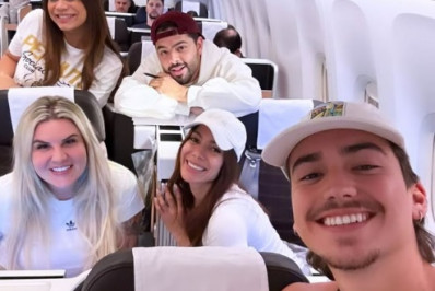 Grávida, Lexa viaja com Anitta e Pedro Sampaio: 'Play nas férias'