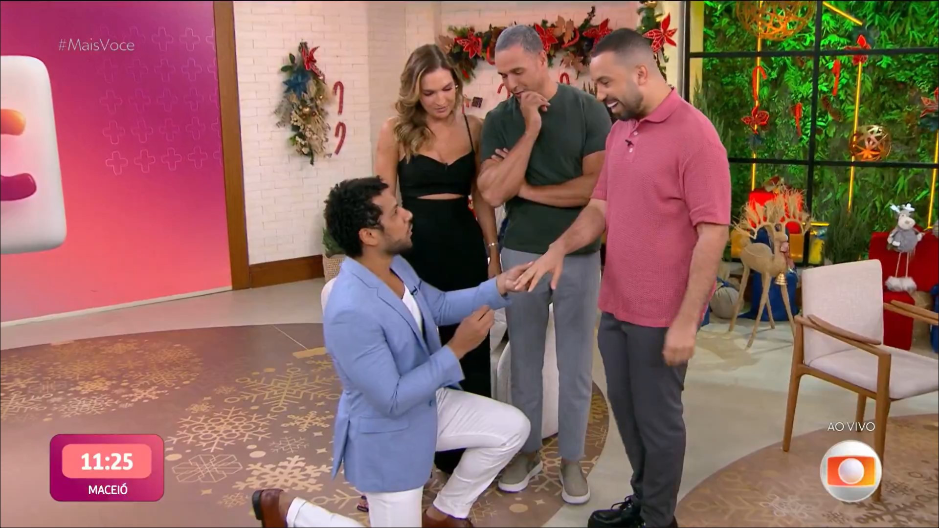 Gil do Vigor revela crush e pede Amaury Lorenzo em casamento - Reprodução / TV Globo