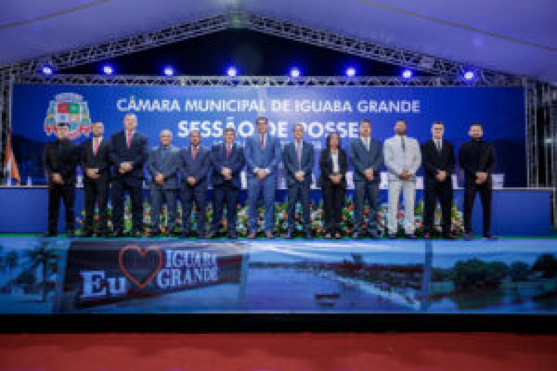 Na ocasião, os 11 vereadores eleitos também tomaram posse e foi apresentado o secretariado - Daud Pacha