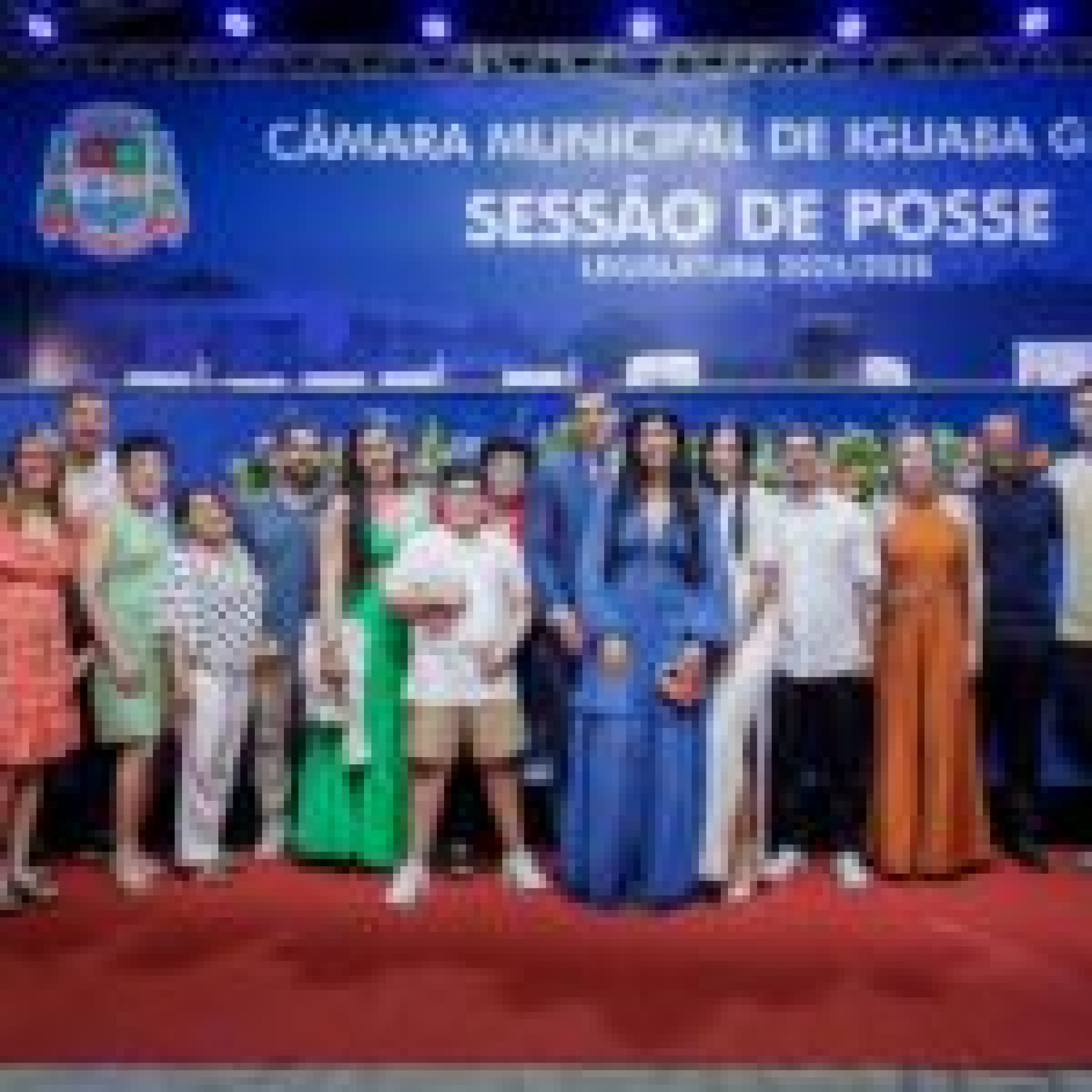 Evento contou com familiares de empossados - Divulçação