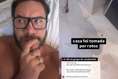 Eliezer e Viih Tube enfrentam infestação de ratos na nova mansão