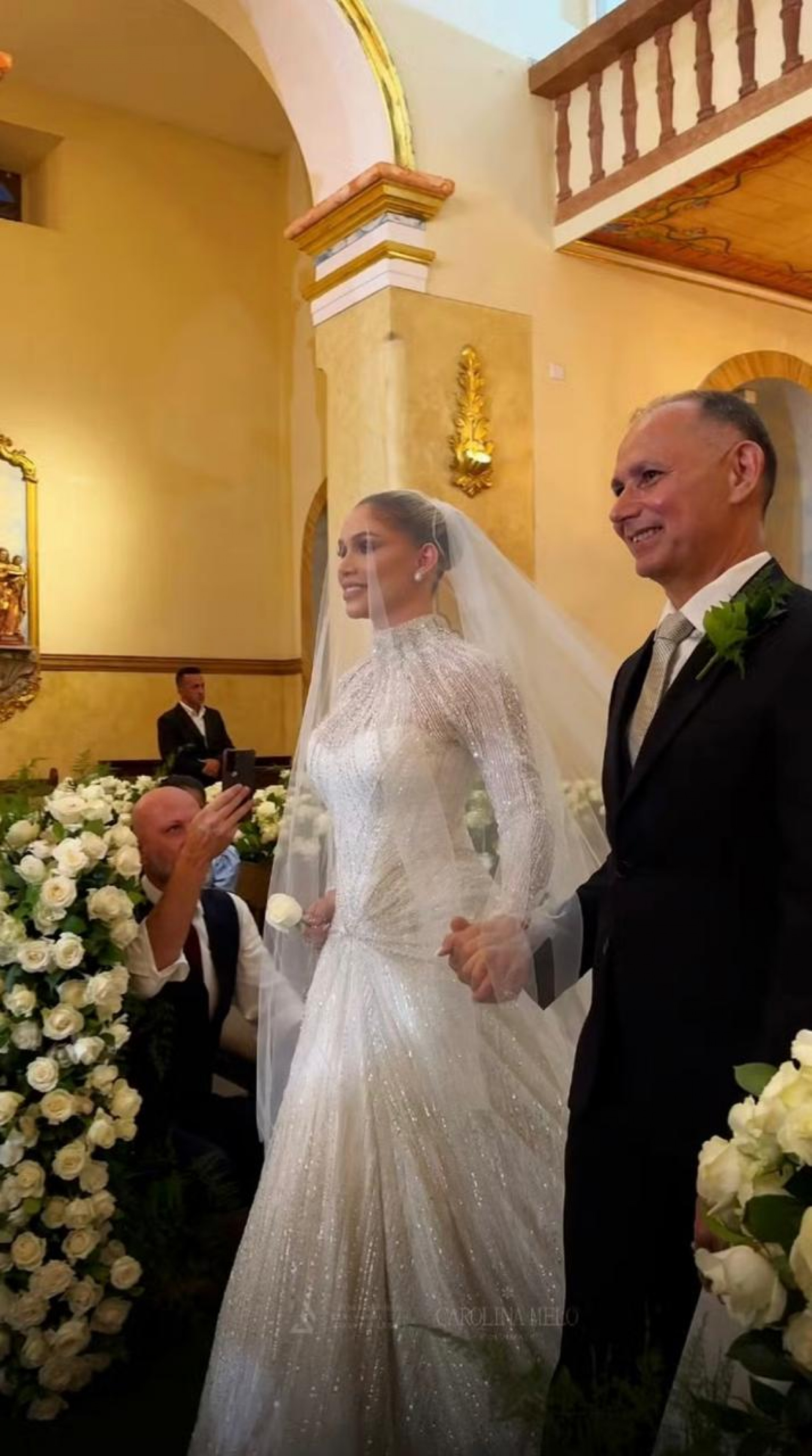 Camila Sousa com o pai - Reprodução/Instagram