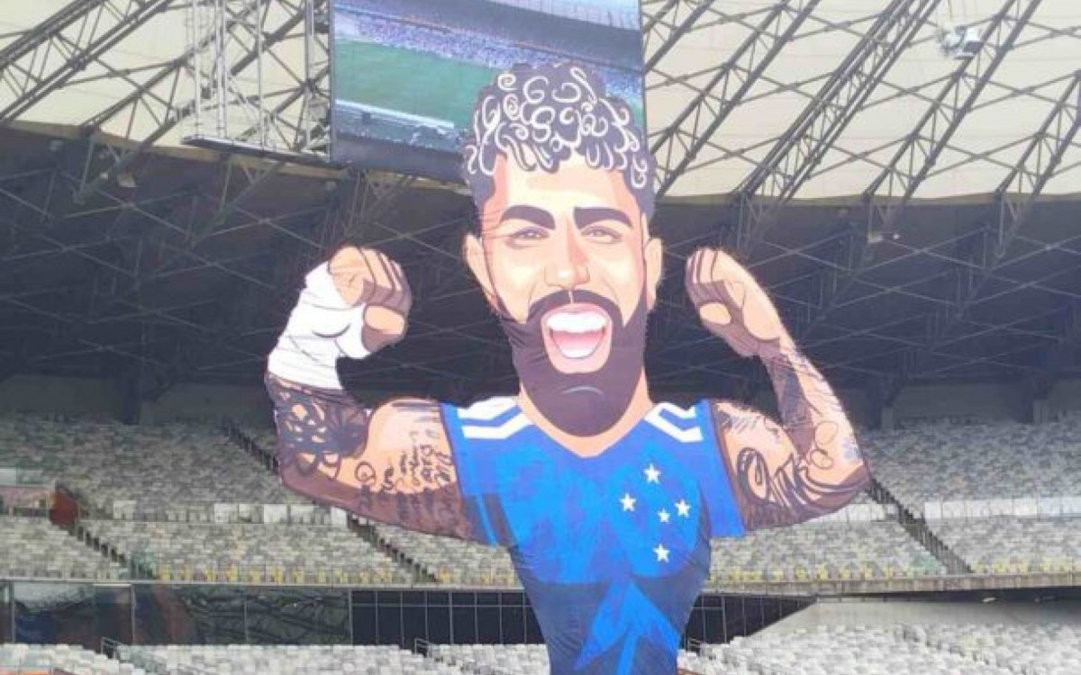 Gabigol fala pela primeira vez com a camisa do Cruzeiro: &#8216;Muito animado&#8217;