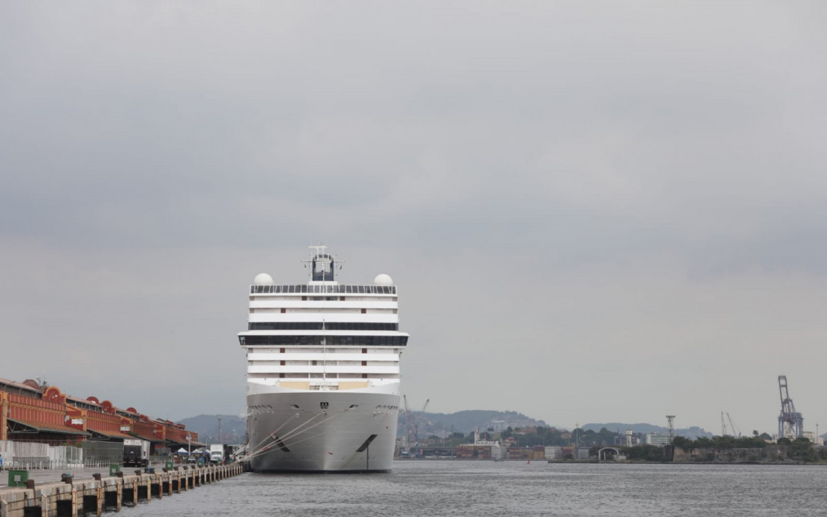 Cruzeiro atracado no Píer Mauá, no Rio: o evento pretende desmistificar o processo de embarque em navios