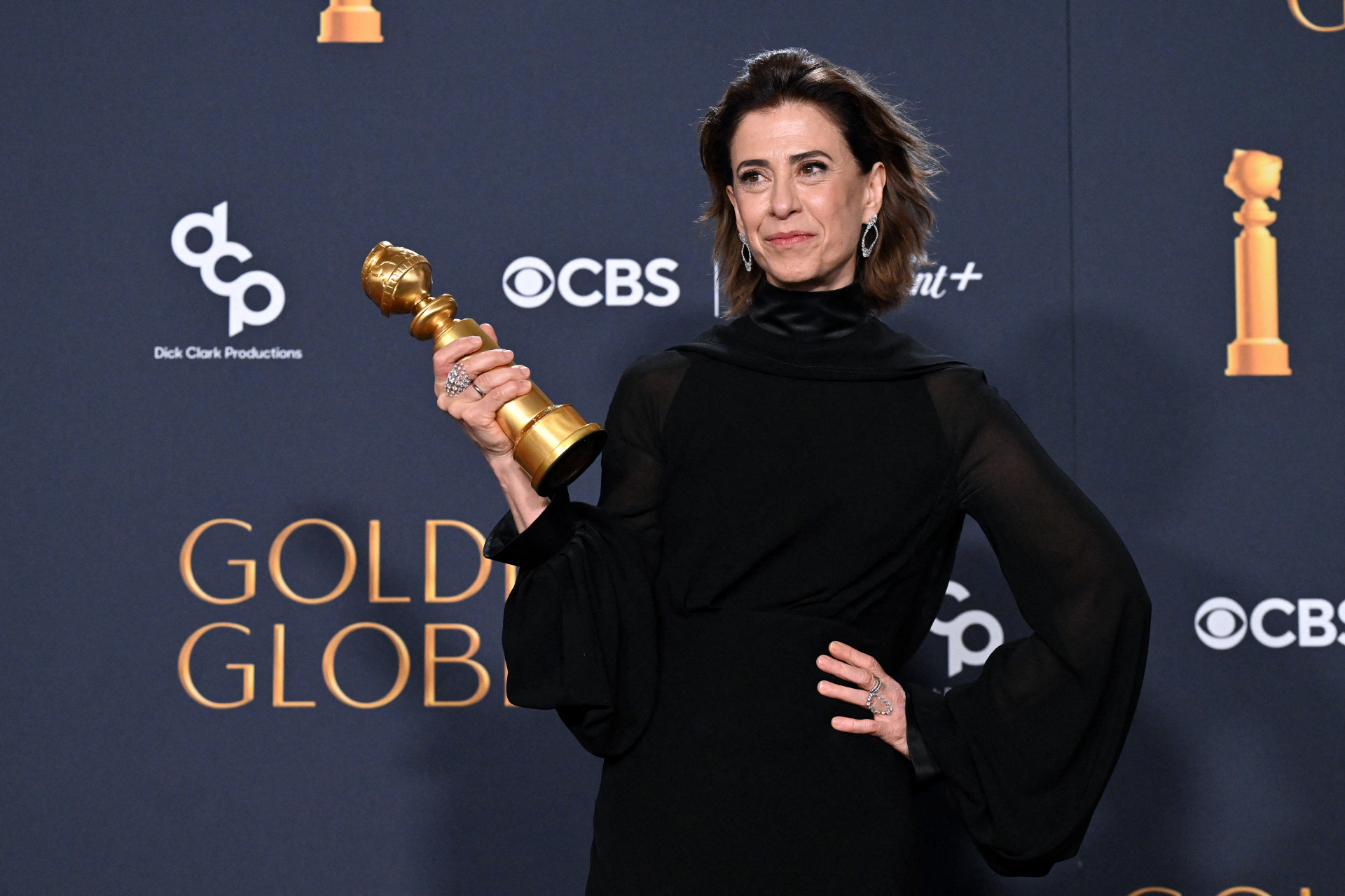 Fernanda Torres conquistou estatueta no Globo de Ouro 2025 - AFP