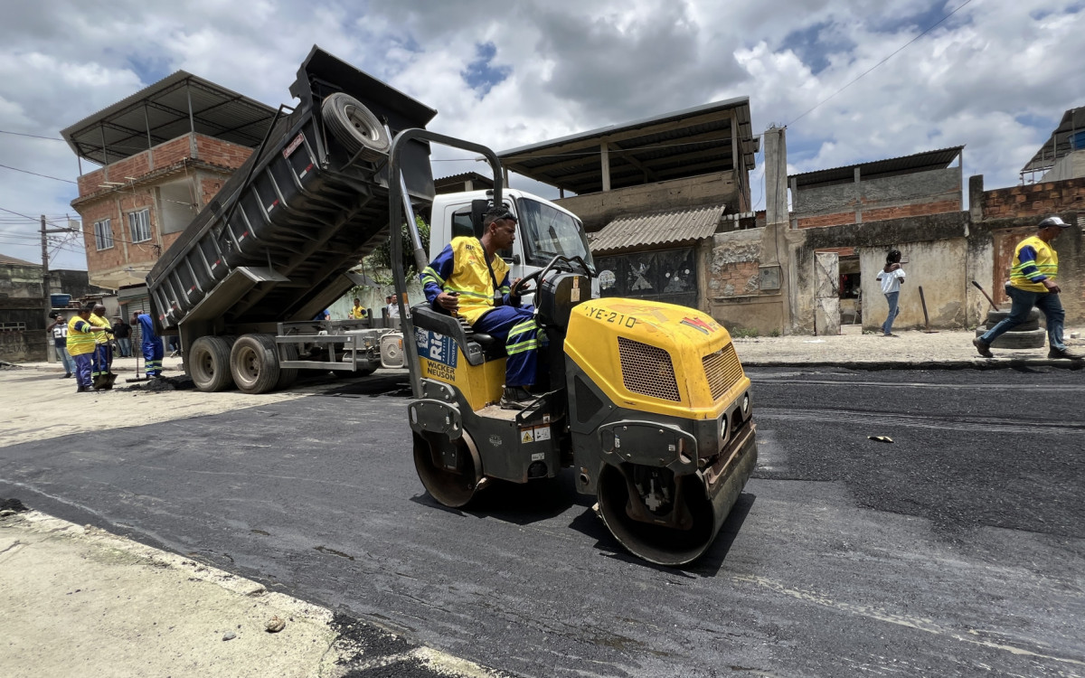 A Avenida Ayrton Senna da Silva teve um grande trecho recapeada