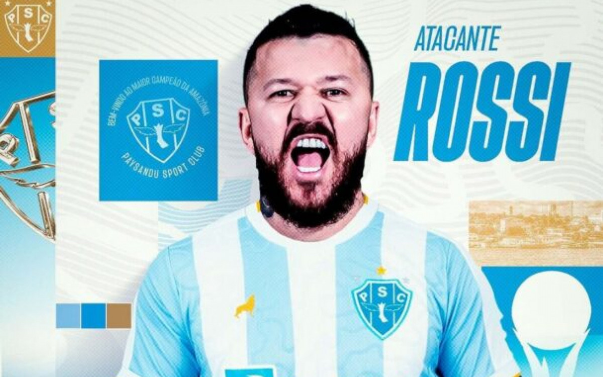 Rossi deixa o Vasco e é anunciado pelo Paysandu