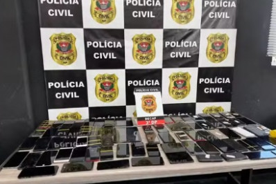 Operação apreende 5 mil celulares roubados em SP