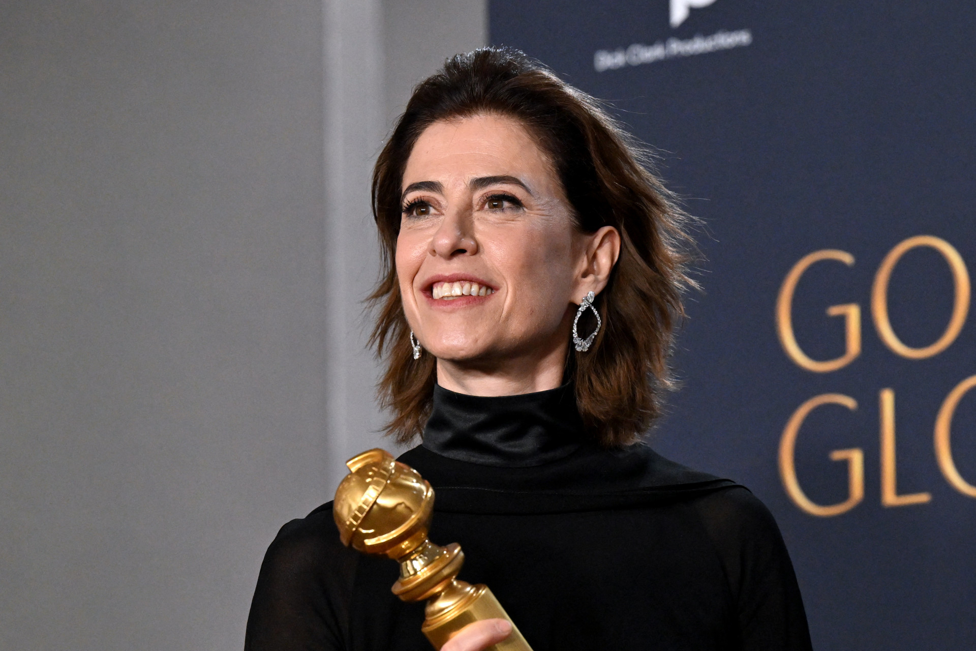 Fernanda Torres venceu a categoria de Melhor Atriz de Filme de Drama do Globo de Ouro 2025 - AFP