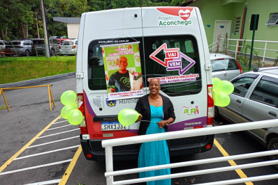 Paciente oncológica celebra fim do tratamento de quimioterapia na APPO