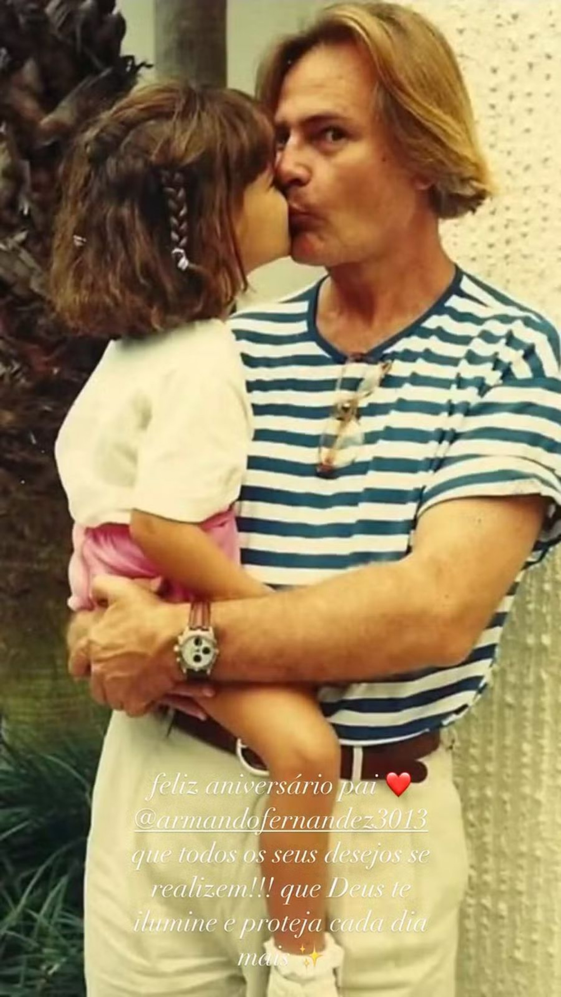 Yasmin Brunet celebra o aniversário do pai, Armando Fernandez - reprodução Instagram