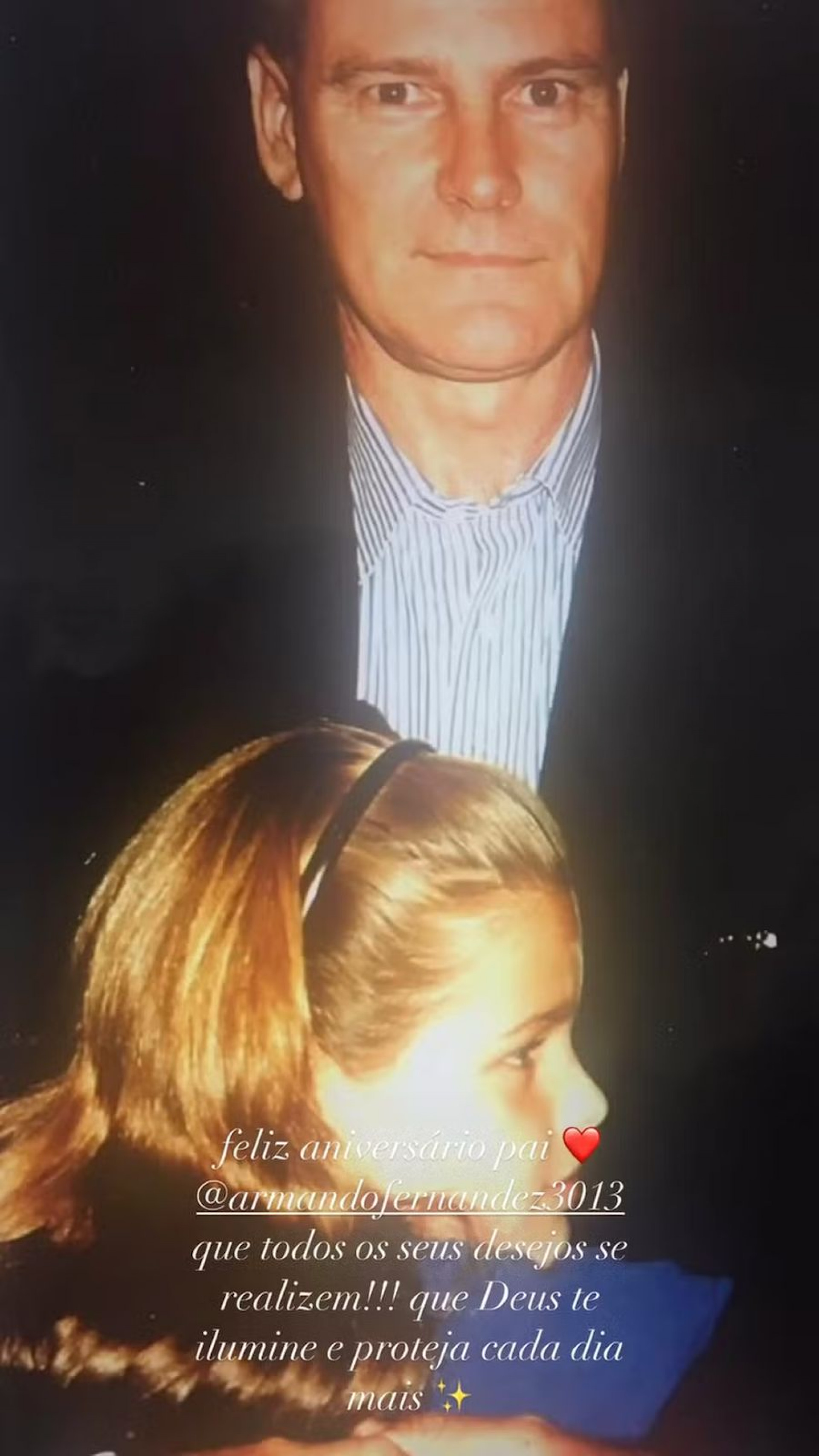 Yasmin Brunet celebra o aniversário do pai, Armando Fernandez - reprodução Instagram