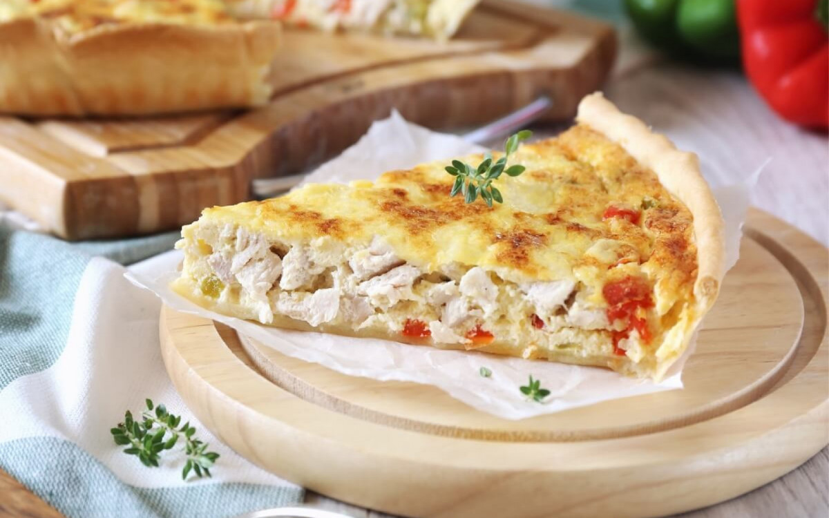 Quiche proteica de frango com palmito (Imagem: photosimysia | Shutterstock)