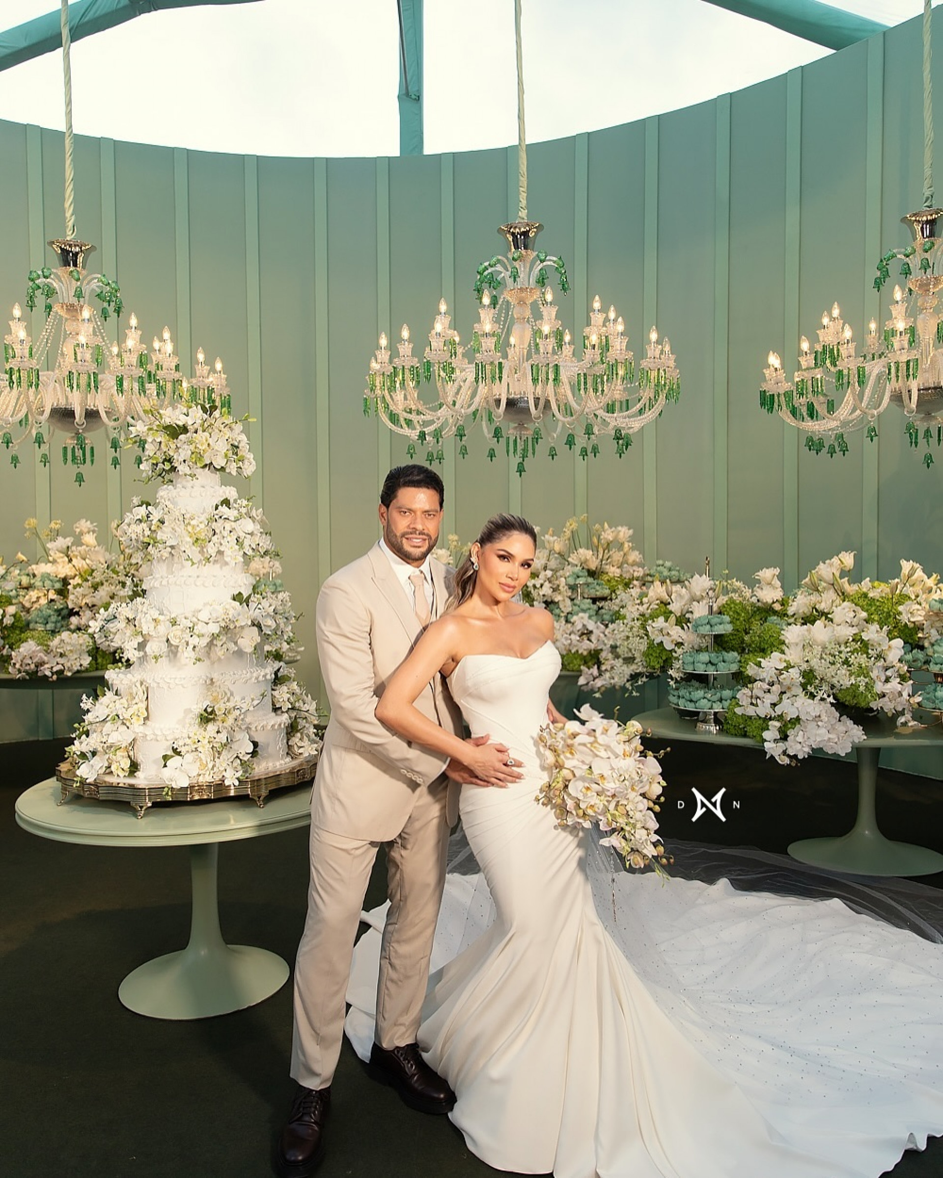 Segundo casamento de Hulk e Camila Ângelo - Reprodução / Instagram 