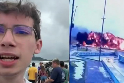 Testemunha da queda de avião no litoral paulista diz que resgate chegou rápido e já retirou pessoas com vida