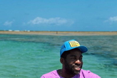 Taís Araujo ensina Lázaro Ramos a mergulhar: 'Aula com a professora'